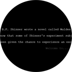Intro screen